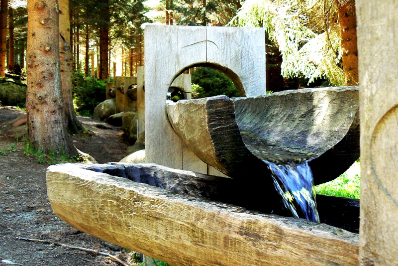 Léčivá voda u kaple