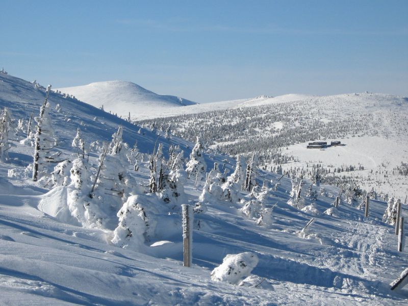 Sjezd na Špindlerovku